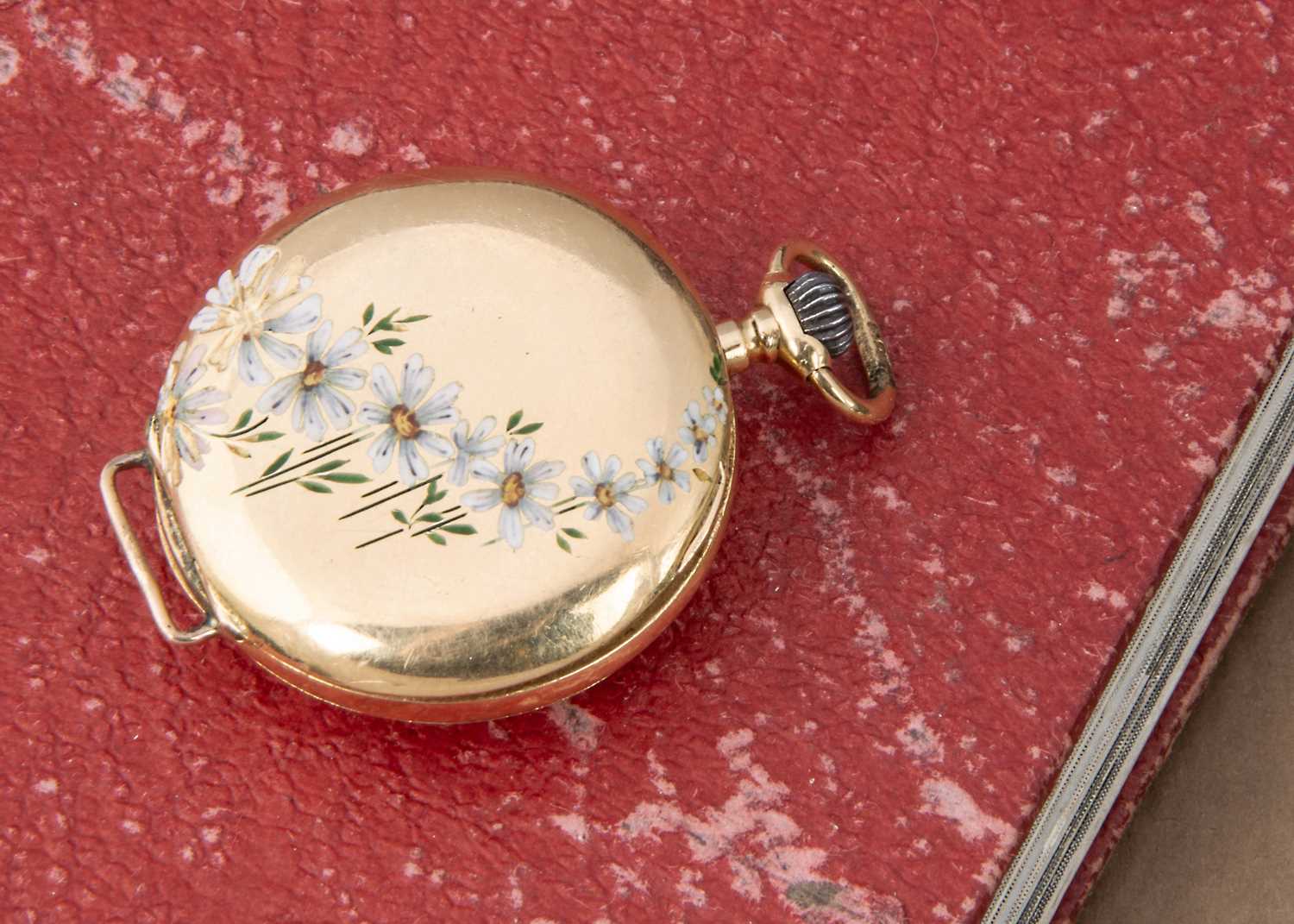 An Edwardian 18ct gold lady's pocket watch, - Image 3 of 3