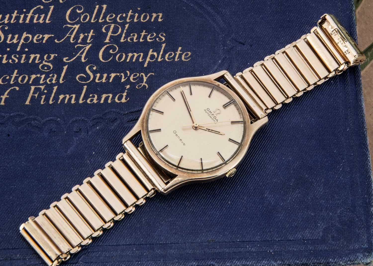 A late 1960's Omega gold automatic presentation wristwatch, - Image 3 of 3