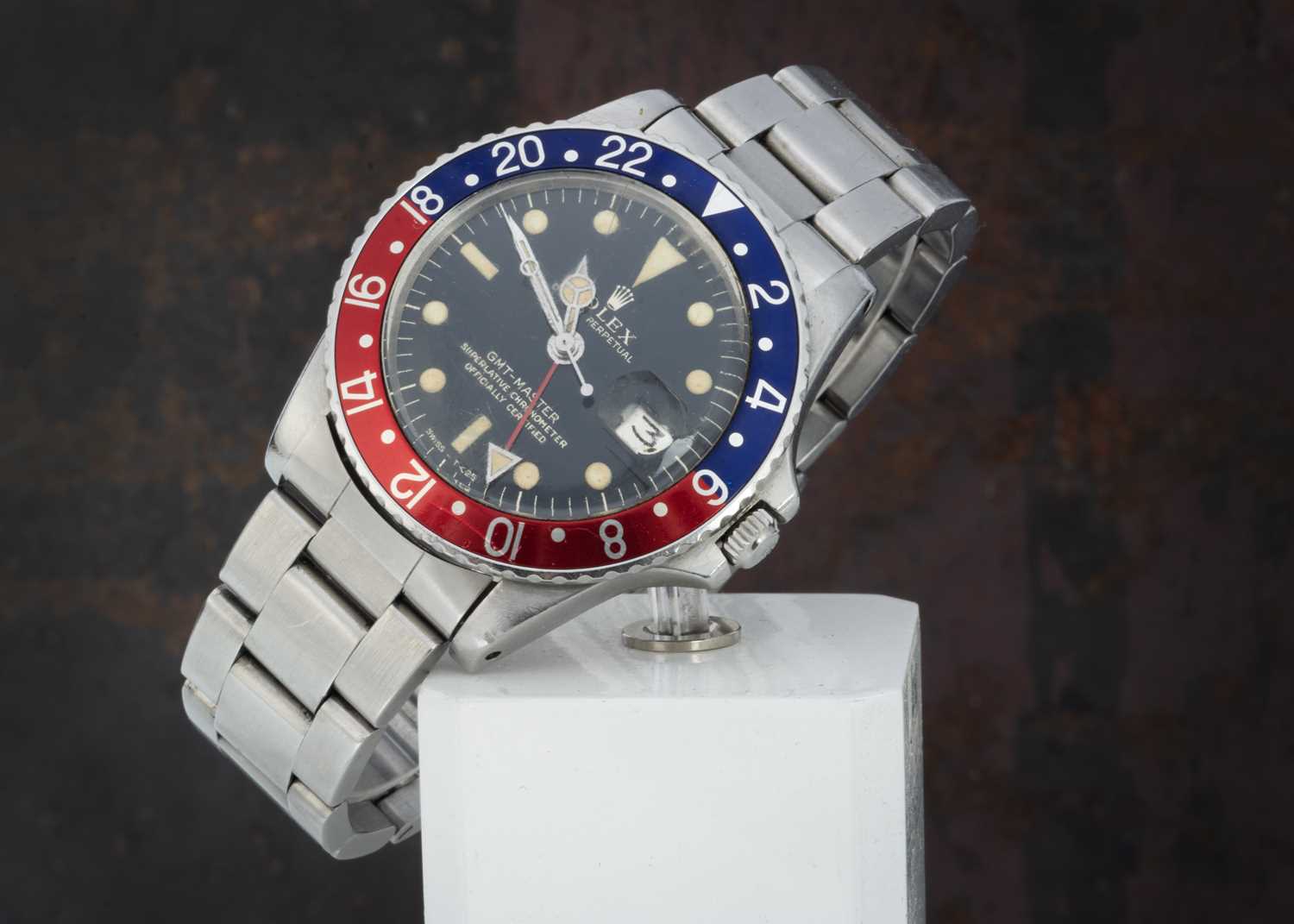 A 1960's Rolex Oyster Perpetual GMT Master stainless steel wristwatch, - Image 9 of 12