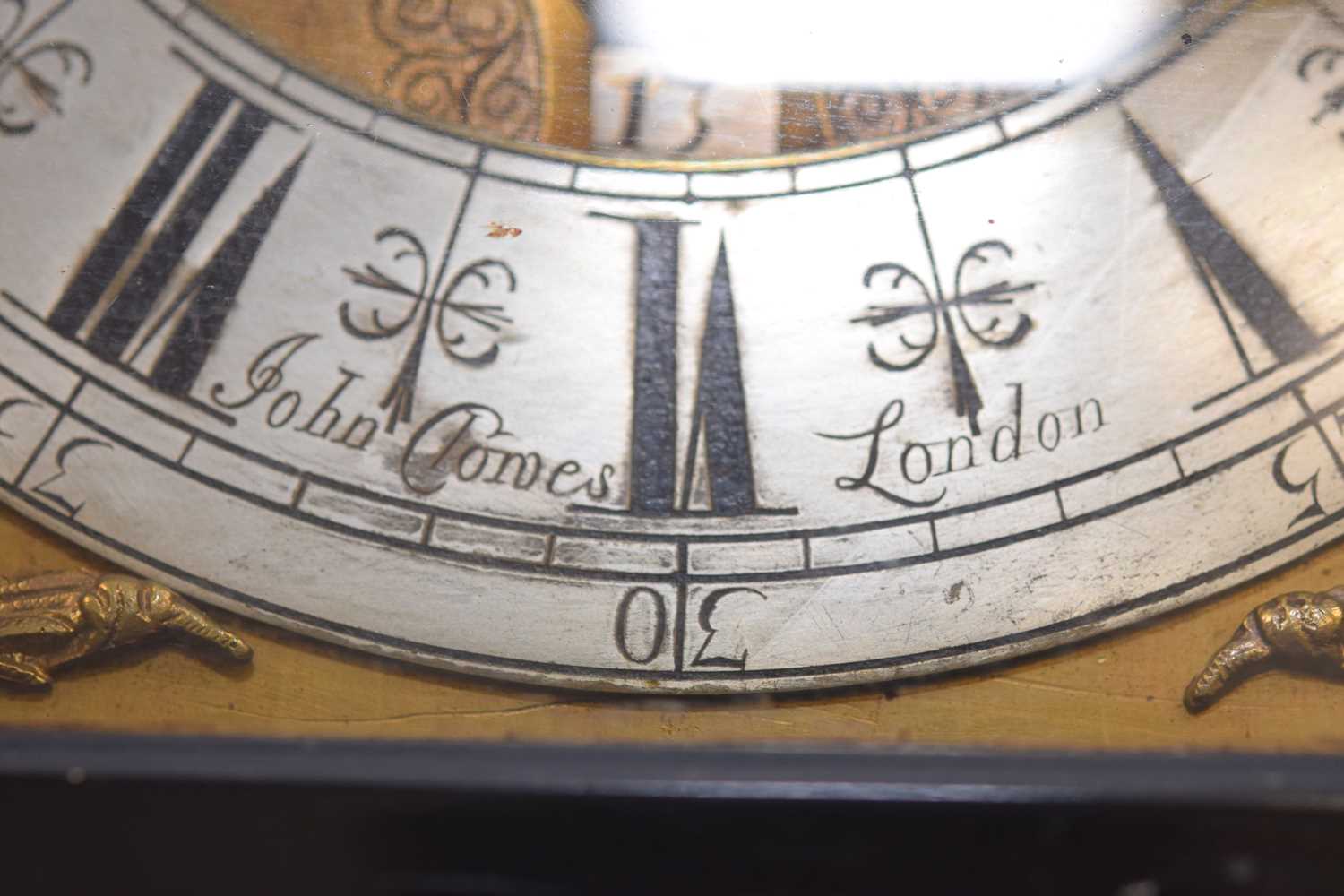 An early 18th century and later bracket style clock, - Image 5 of 9