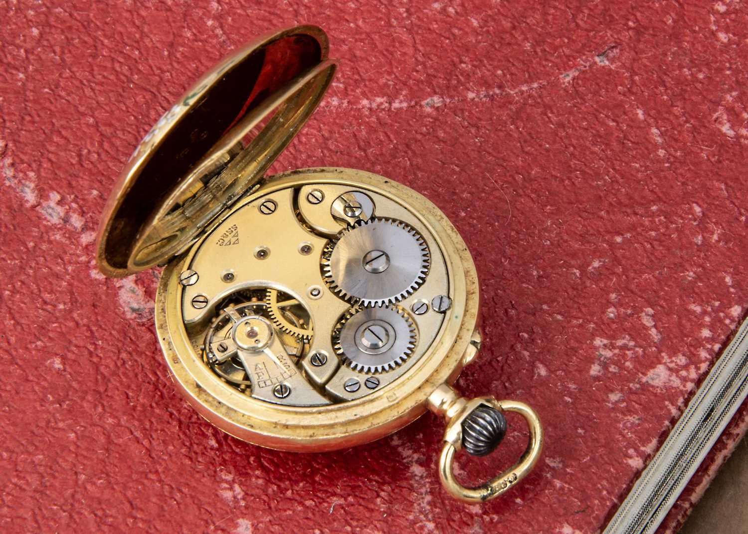 An Edwardian 18ct gold lady's pocket watch, - Image 2 of 3