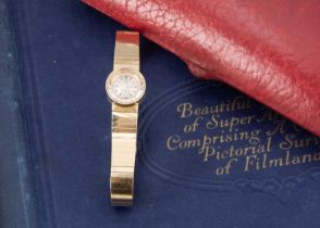 A c1960s Omega 18ct gold manual wind lady's cocktail dress wristwatch,
