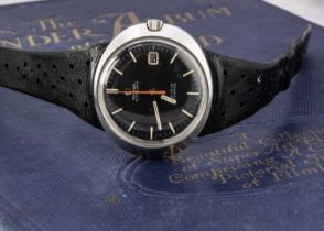 A c1970s Omega Automatic Dynamic stainless steel wristwatch,