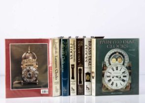 Six Antiques Collectors' Club clock related books,