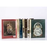 Six Antiques Collectors' Club clock related books,