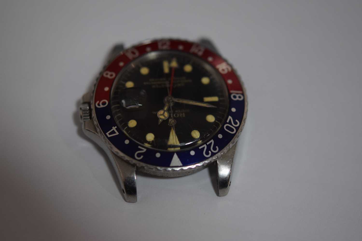 A 1960's Rolex Oyster Perpetual GMT Master stainless steel wristwatch, - Image 10 of 12