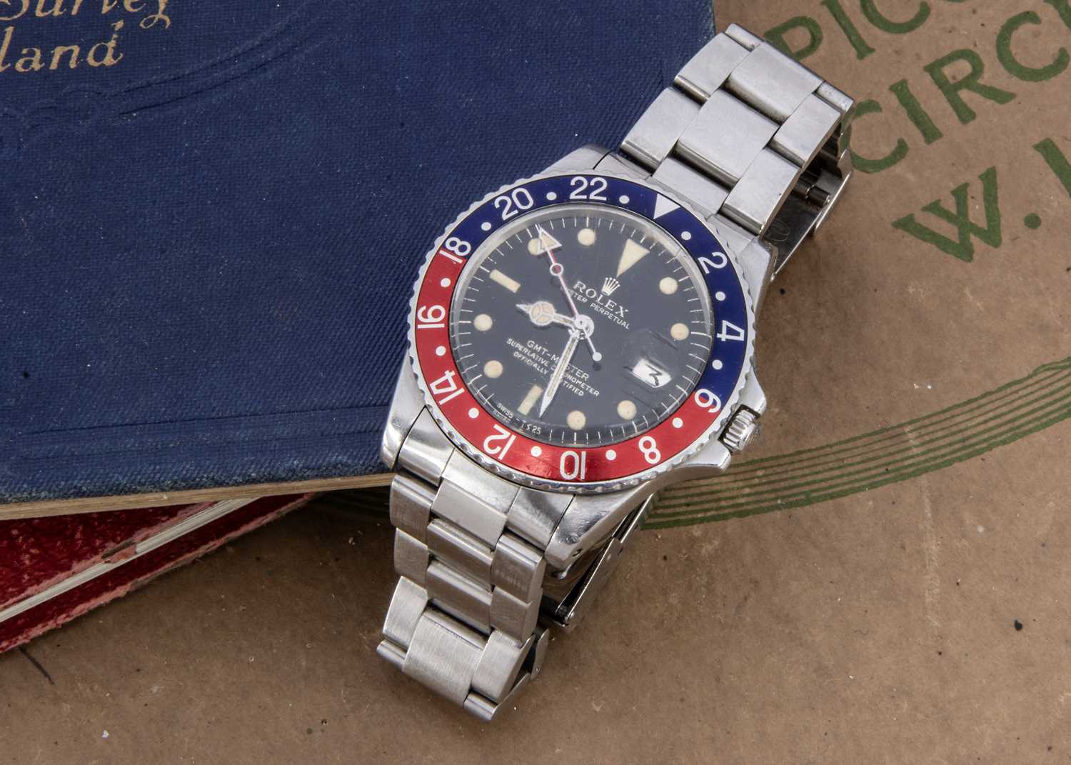 A 1960's Rolex Oyster Perpetual GMT Master stainless steel wristwatch, - Image 4 of 12