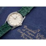 A 1960s Girard-Perregaux manual wind stainless steel wristwatch,