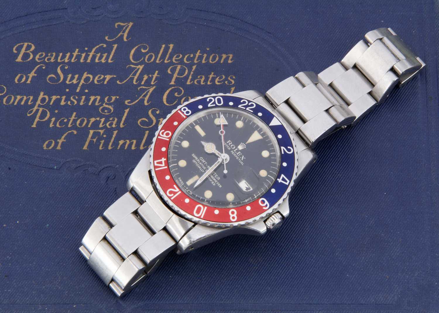 A 1960's Rolex Oyster Perpetual GMT Master stainless steel wristwatch,