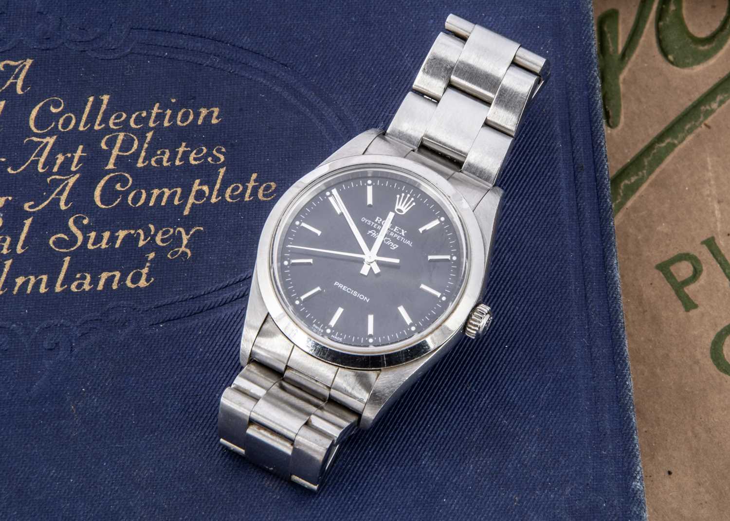 A modern Rolex Oyster Perpetual Airking stainless steel wristwatch, - Image 2 of 4