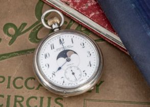 A nice early 20th century silver pocket watch from Edwards & Sons,