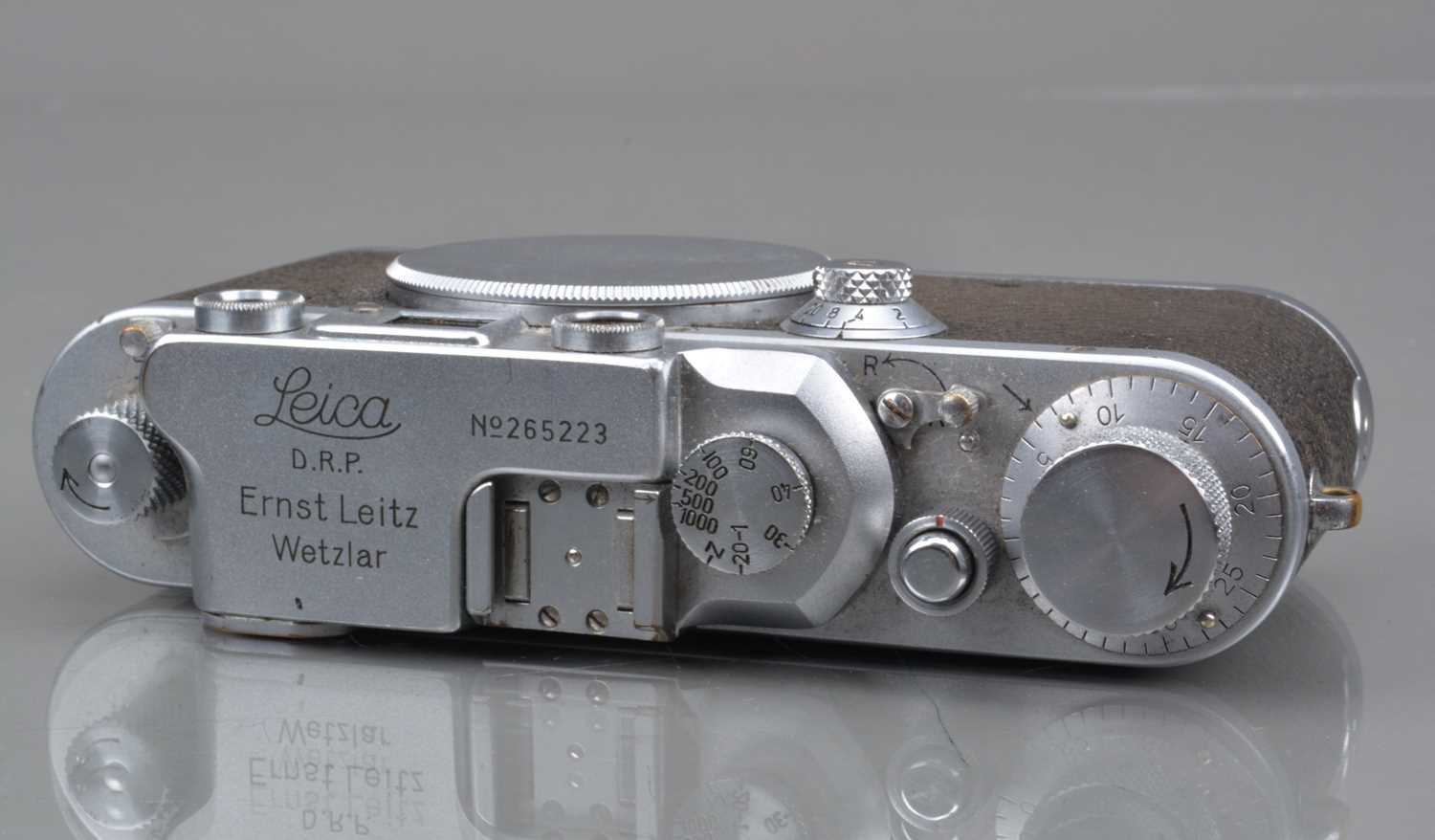 A Leitz Wetzlar Leica IIIb Model G Rangefinder Camera body, - Image 3 of 3