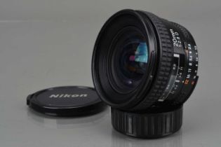 A Nikon AF Nikkor 20mm f/2.8D Lens,