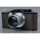 A Leitz Wetzlar Leica III Model F Rangefinder Camera,