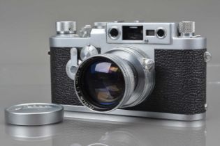 A Leitz Wetzlar Leica IIIg Rangefinder Camera,