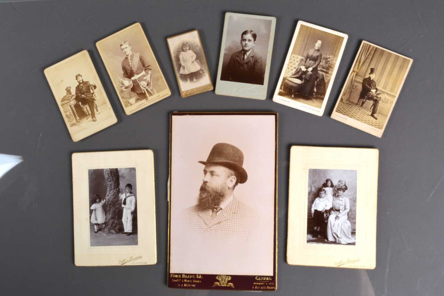 A Cabinet Card & Carte de Visite and Chromolitho Album, - Image 5 of 5