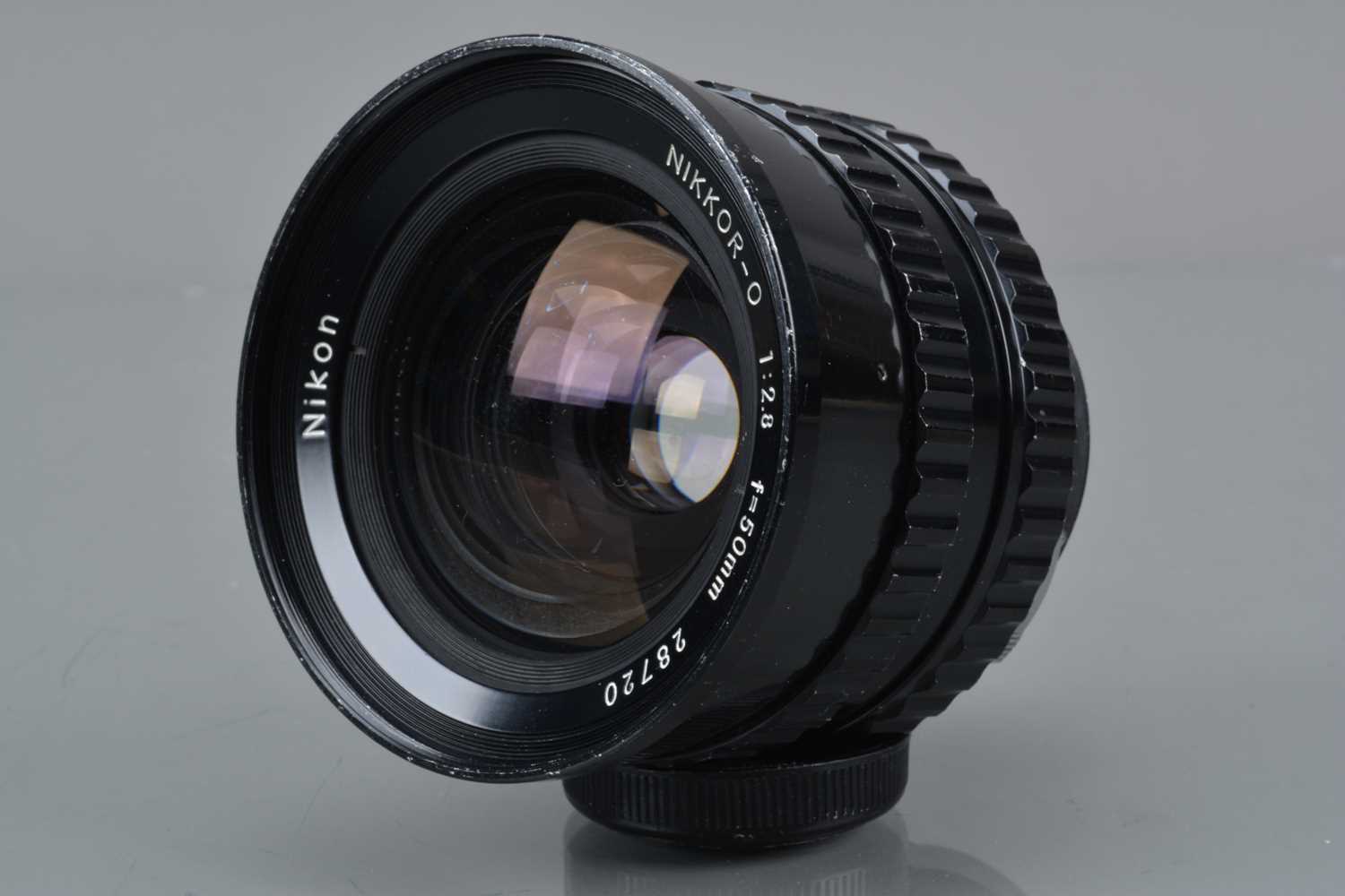 A Nikon Nikkor-O 50mm f/2.8 Lens,