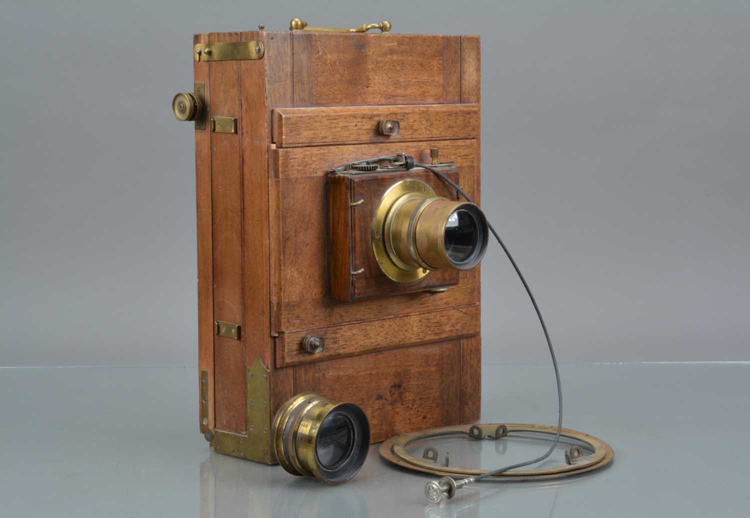 A Restored 17cm x 23¼cm Tailboard Camera, - Image 4 of 4
