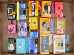 A Group of Kodak Disposable Cameras,