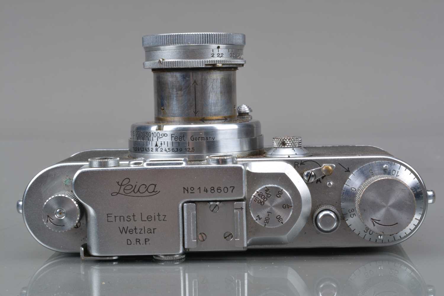 A Leica III Model F, Rangefinder Camera, - Image 3 of 3