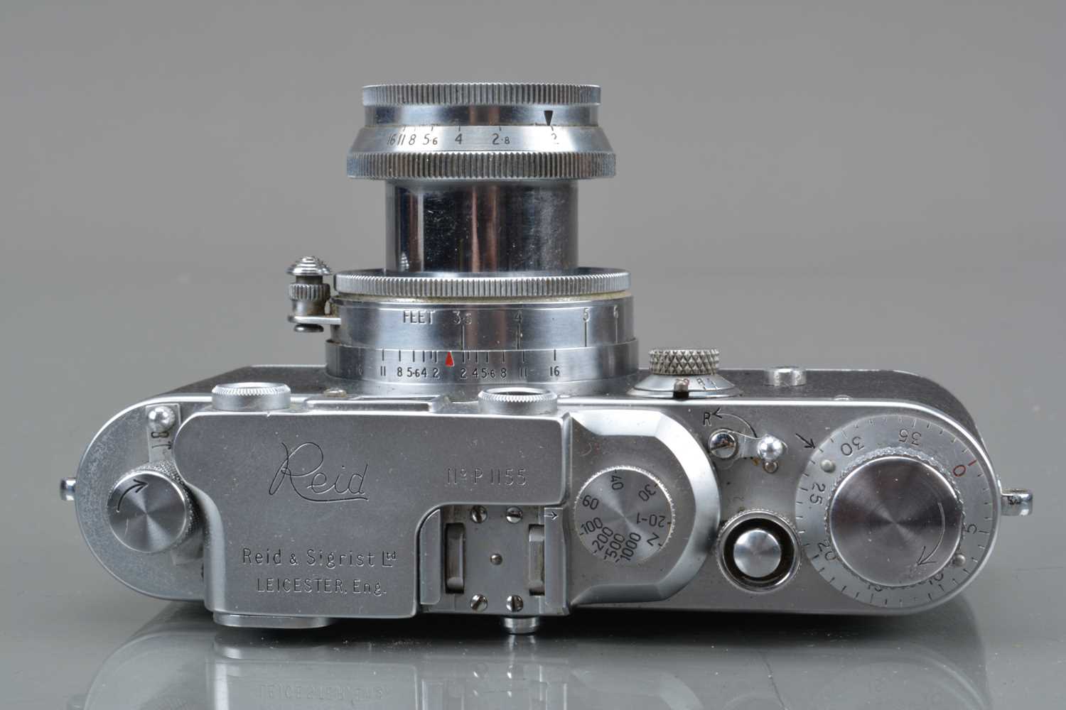 A Reid & Sigrist Ltd Reid III Rangefinder Camera, - Image 3 of 3