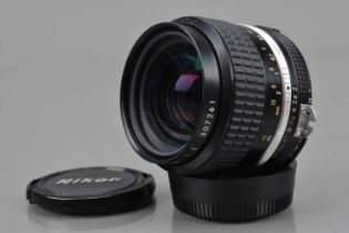 A Nikon 35mm f/2 Ai-S Lens,
