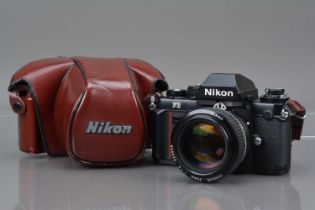 A Nikon F3 SLR Camera,