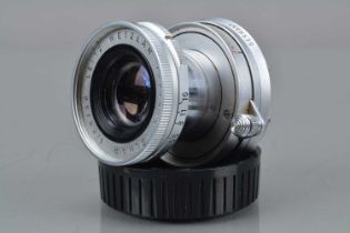 A Leitz Wetzlar 50mm f/2.8 Elmar Collapsible Lens,