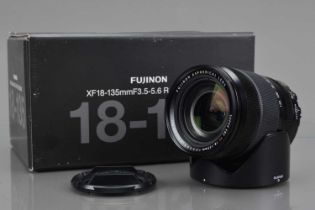 A Fujinon Super EBC XF 18-135mm f/3.5-5.6R LM OIS WR Aspherical Lens,