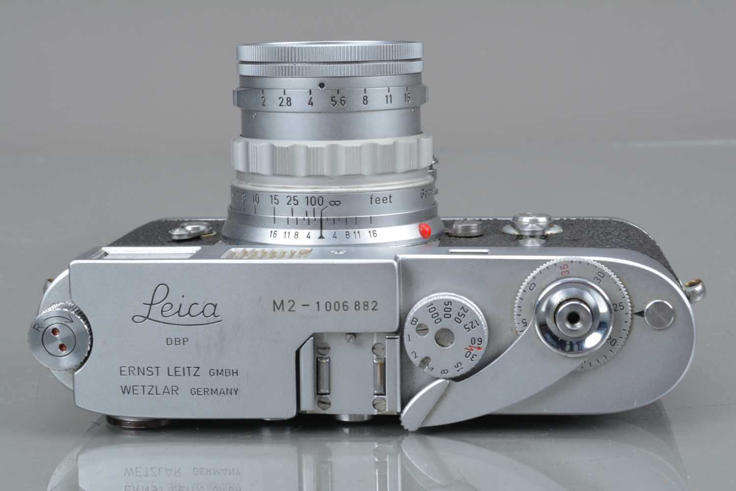 A Leitz Wetzlar Leica M2 Rangefinder Camera, - Image 3 of 3