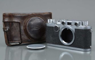 A Leitz Wetzlar Leica IIf Rangefinder Camera Body,