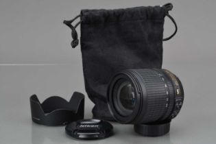 A Nikon AF-S DX Nikkor 18-105mm f/3.5-5.6G ED VR Lens,