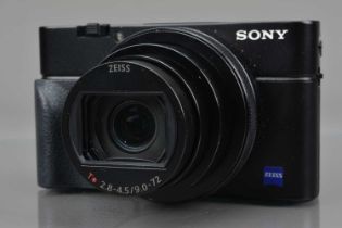 A Sony Cyber-Shot RX100 M6 Digital Camera,