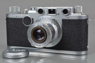 A Leitz Wetzlar Leica IIc Rangefinder Camera,