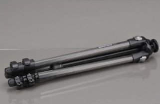 A Manfrotto 055MF3 Carbon Fibre Tripod,