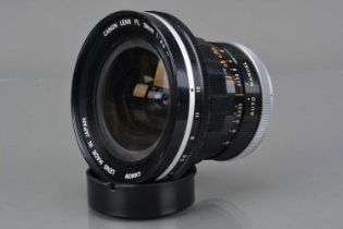 A Canon FL 19mm f/3.5 R Lens,