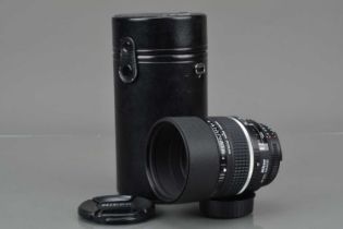 A Nikon AF DC-Nikkor 105mm f/2D Lens,