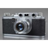 A Leitz Wetzlar Leica IIf Rangefinder Camera,