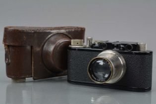 A Leitz Wetzlar Leica II Model D Rangefinder Camera,