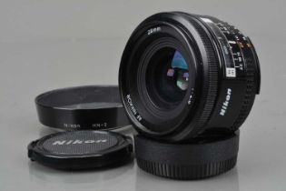 A Nikon AF Nikkor 28mm f/2.8 Lens,