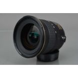 A Nikon DX AF-S Nikkor 12-24mm f/4 ED IF Lens,