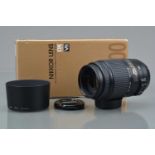 A Nikon AF-S DX Nikkor 55-300mm f/4.5-5.6G ED VR Lens,