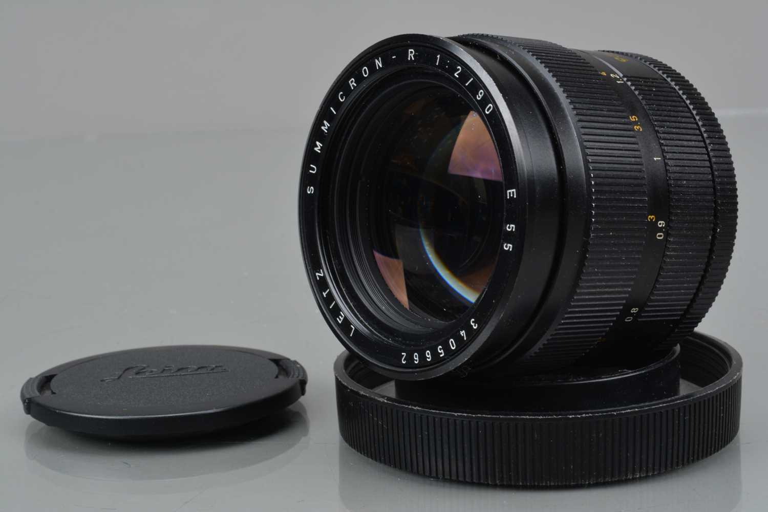 A Leitz 90mm f/2 Summicron-R E 55 Lens,