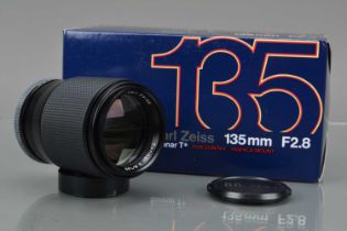 A Carl Zeiss T*135mm f/2.8 Sonnar Lens,