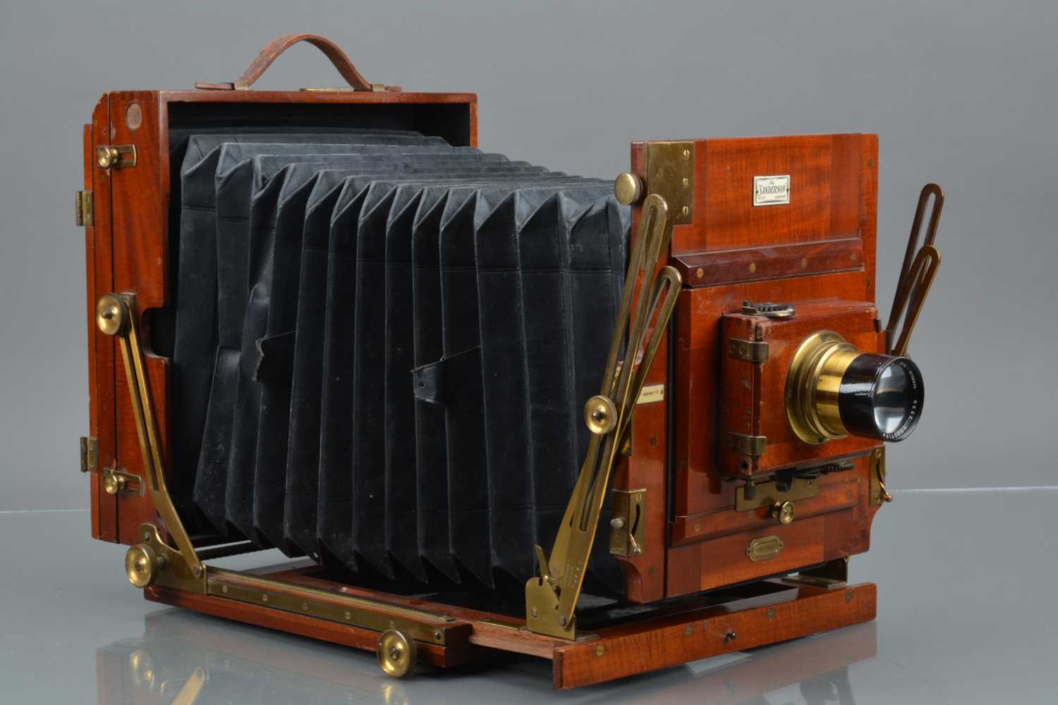A Sanderson Regular Whole Plate Camera,