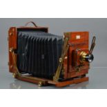 A Sanderson Regular Whole Plate Camera,