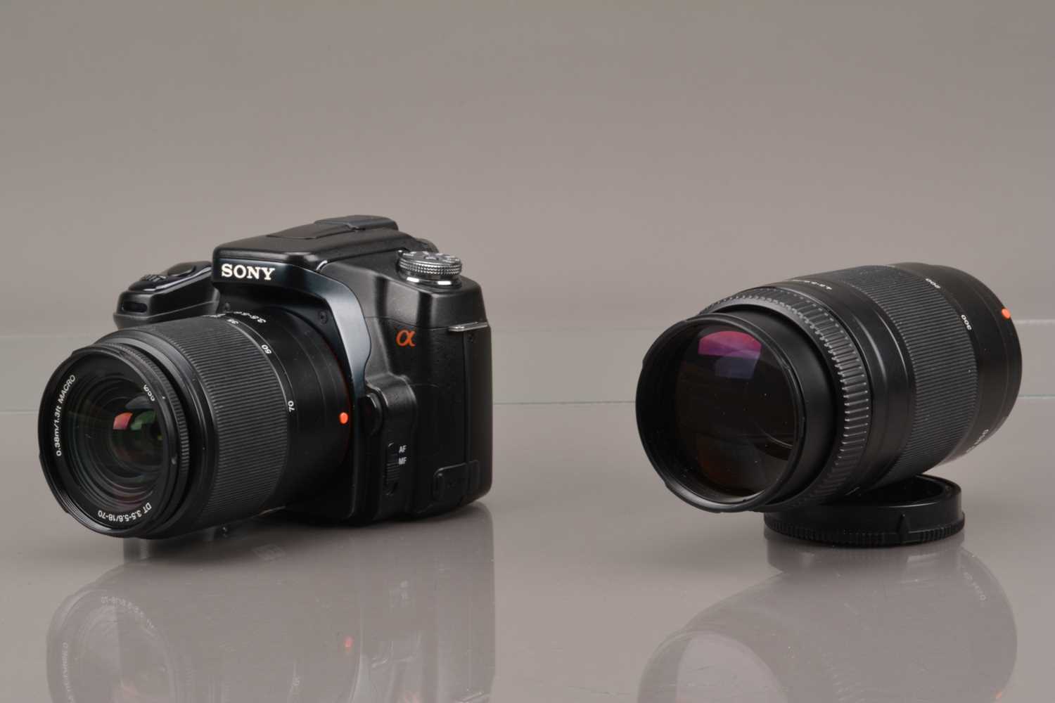 A Sony Alpha a100 DSLR Camera, - Image 2 of 3