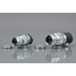 Two Leitz Wetzlar Elmar Lenses,