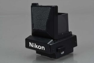 A Nikon DW-3 Waist Level Finder,