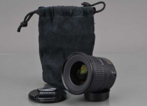 A Nikon AF-S DX Nikkor 10-24mm f/3.5-4.5G ED Lens,